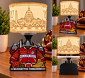 NFL Team Inspired 3D Printed Football Lamps | All 32 Teams Available